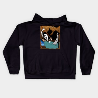 sleep paralysis with soul reaper ecopop Kids Hoodie